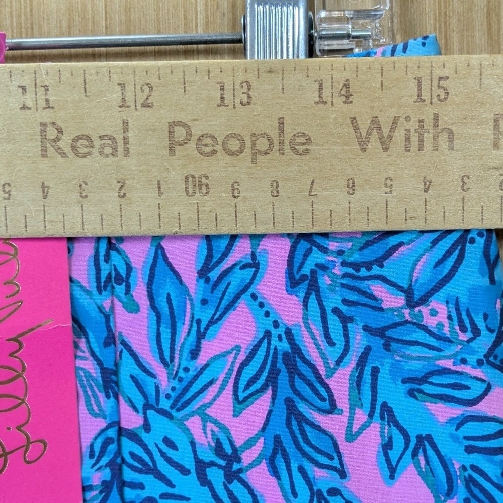 Lilly Pulitzer Abbott Skort You Grow Girl Bermuda Blue Pink Floral Leopard 6 NEW - Picture 7 of 10